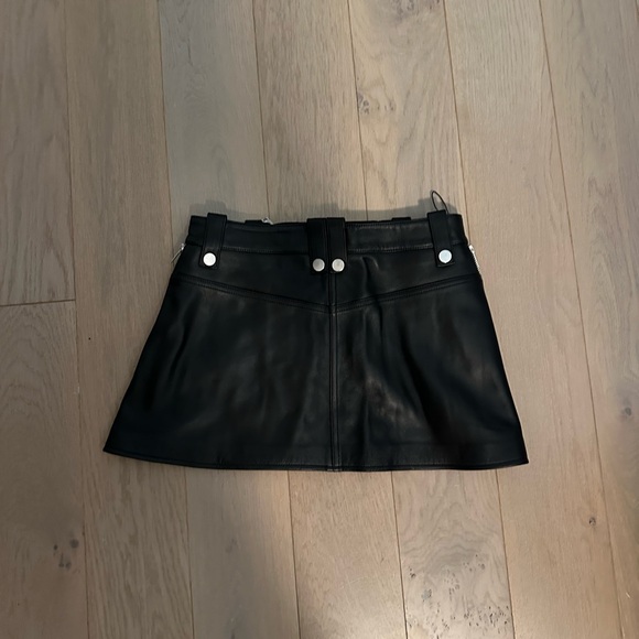 Dion Lee Leather Biker Mini Skirt - Picture 5 of 13